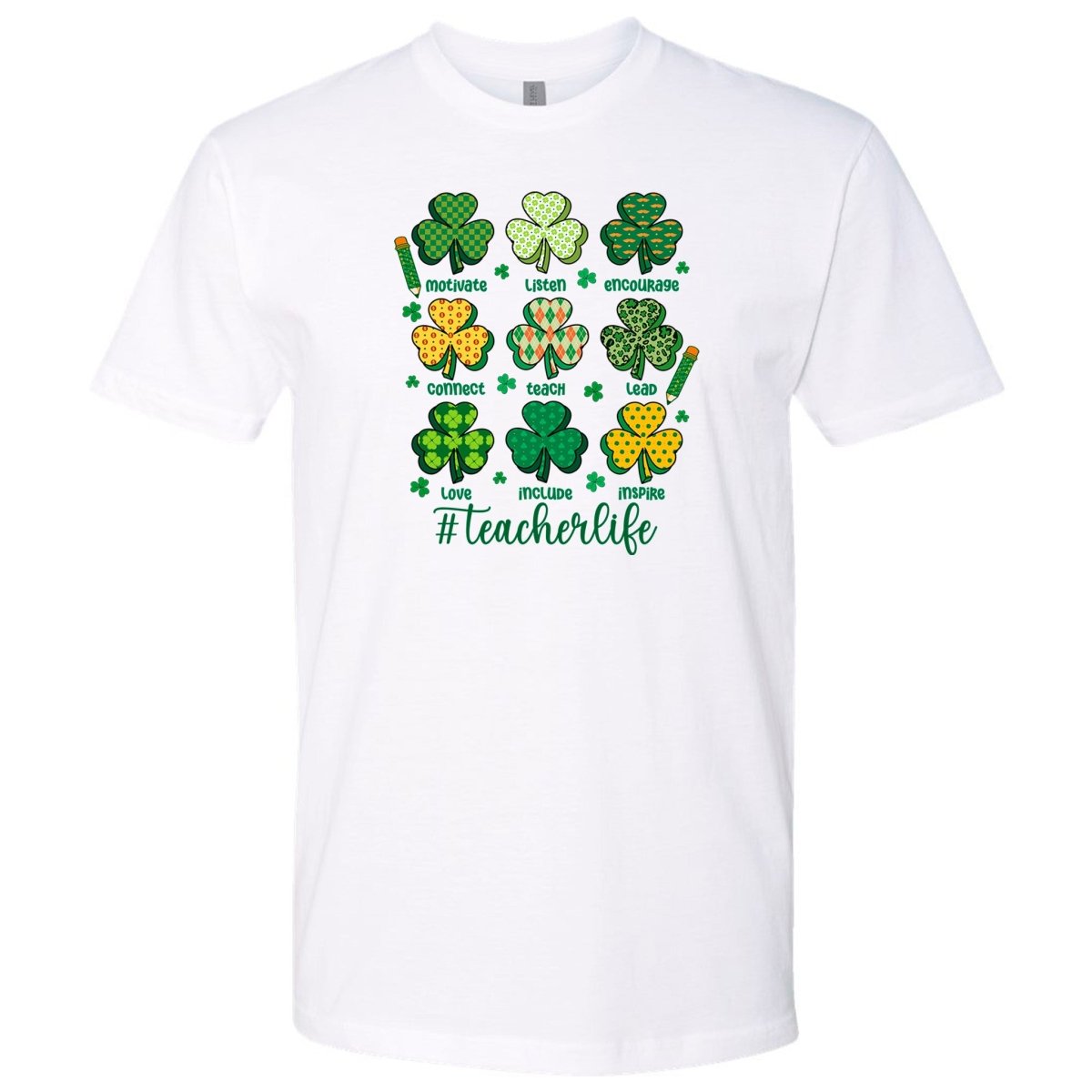 Lucky Teacher Life Premium T-Shirt | Embedded Designz