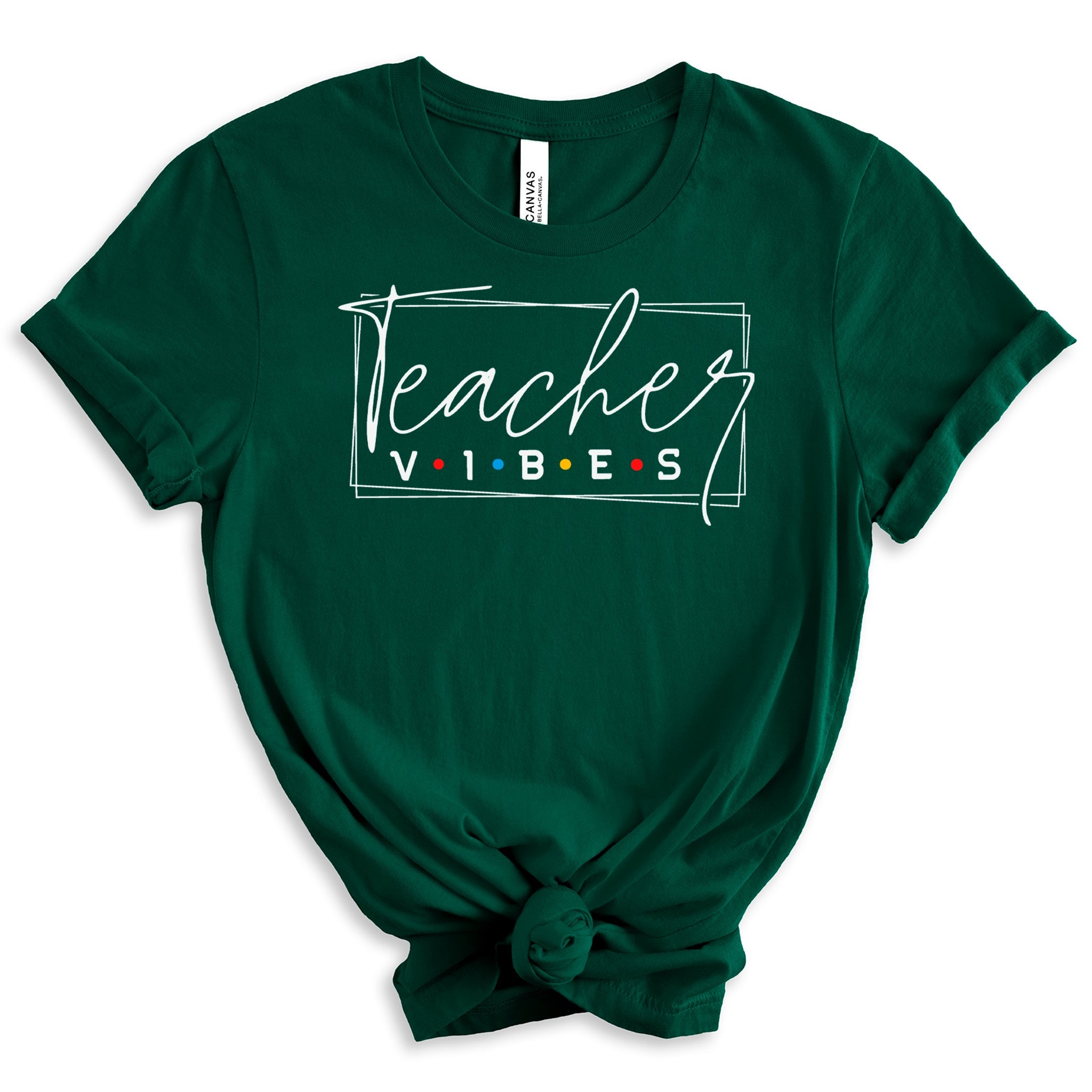 Teacher Vibes Premium T-Shirt | Embedded Designz