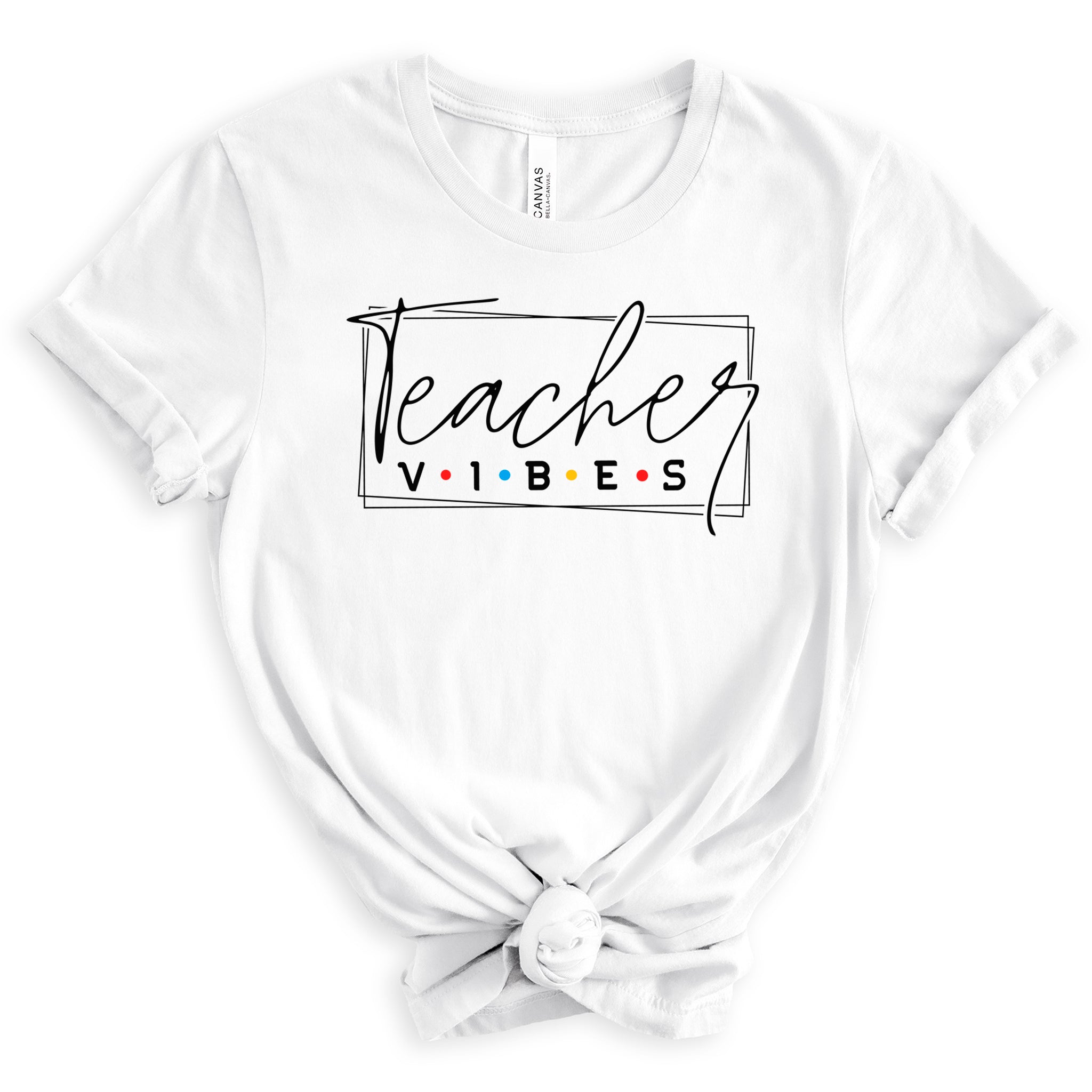 Teacher Vibes Premium T-Shirt | Embedded Designz