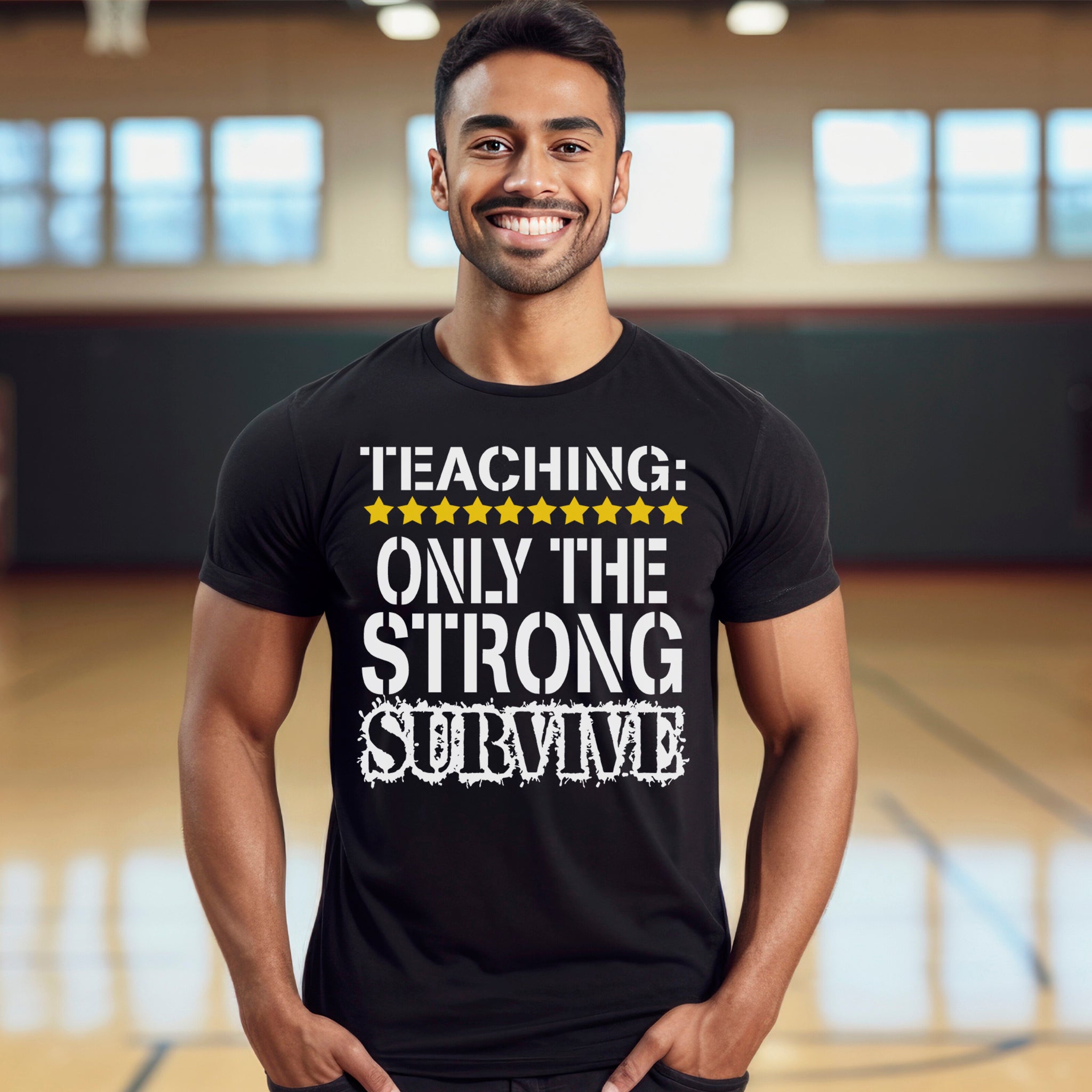 Teaching...Only The Strong Survive Premium T-Shirt | Embedded Designz