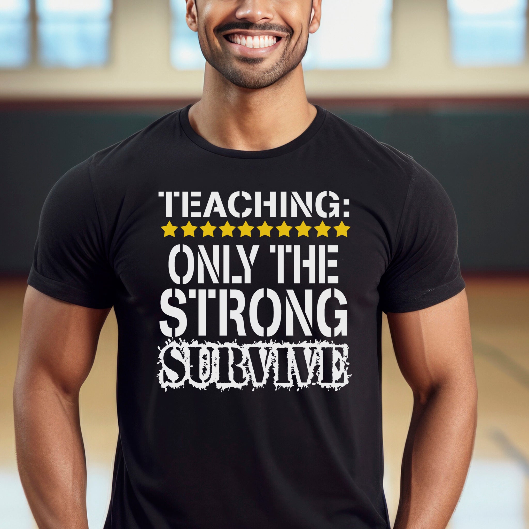 Teaching...Only The Strong Survive Premium T-Shirt | Embedded Designz