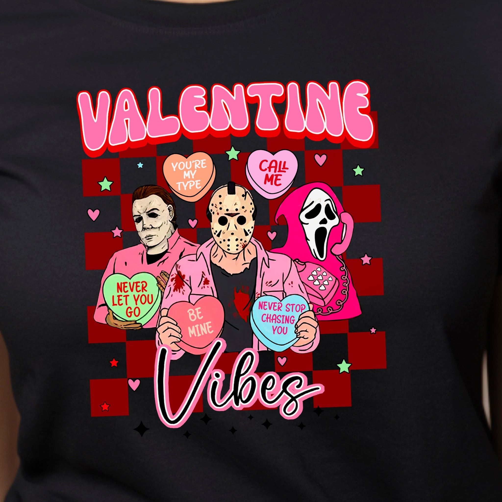 Valentine Vibes Premium Valentine's T-Shirt | Embedded Designz